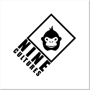 9Culture (black) Posters and Art